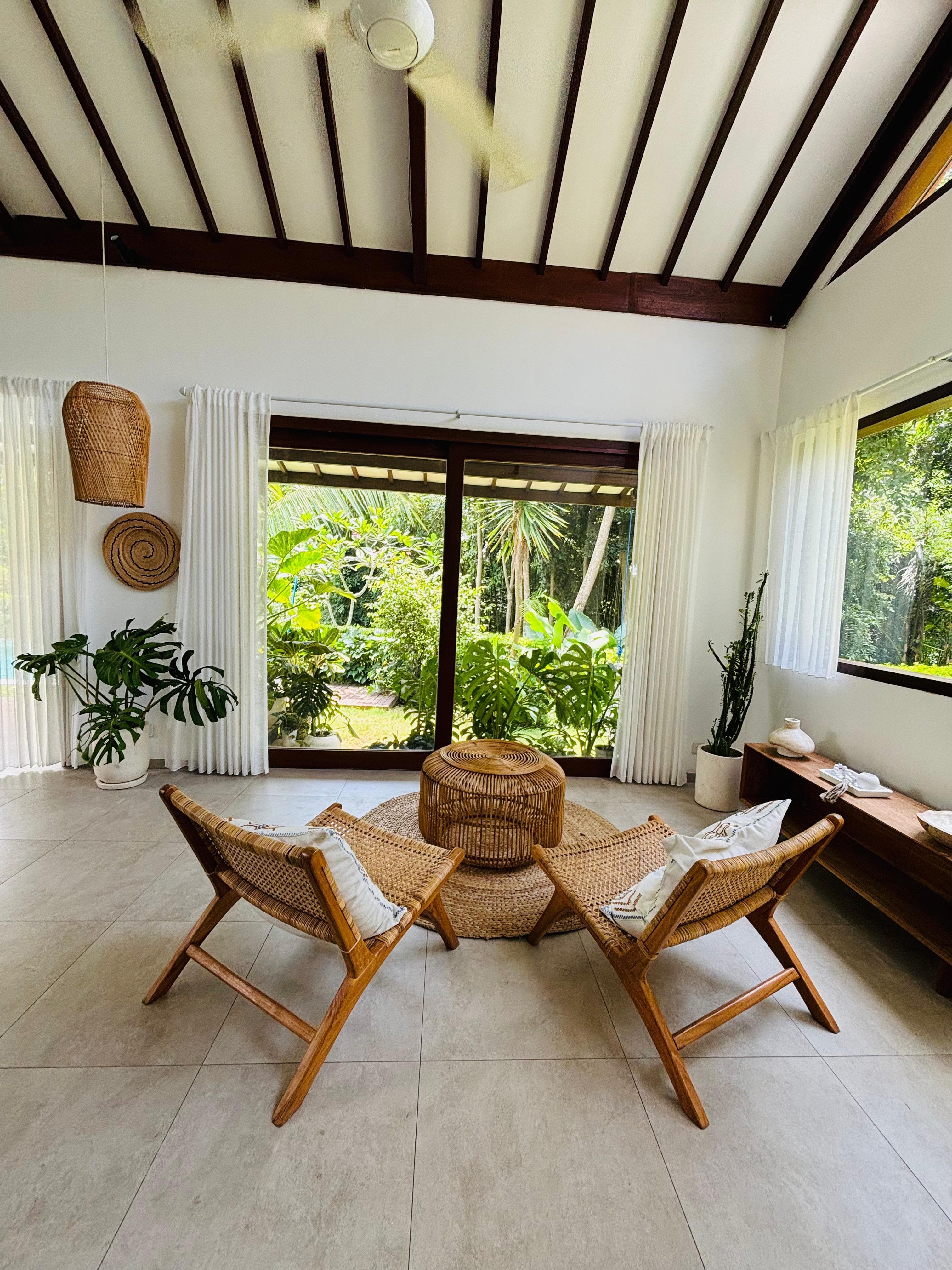 Cozy styled interior corner